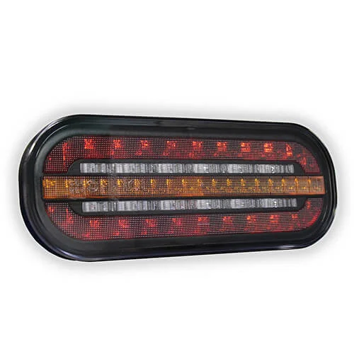 LED kompakt Bakljus med dynamiskt varningsljus 12-24V - 3