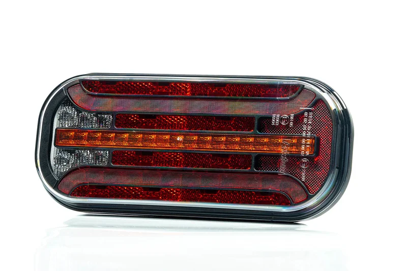 LED Rear light with dynamic turn signal & license plate light 12-24v 5-PIN - 2