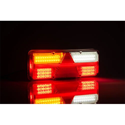 Left LED trailer light dynamic warning light 9-36v 7-PIN - 2