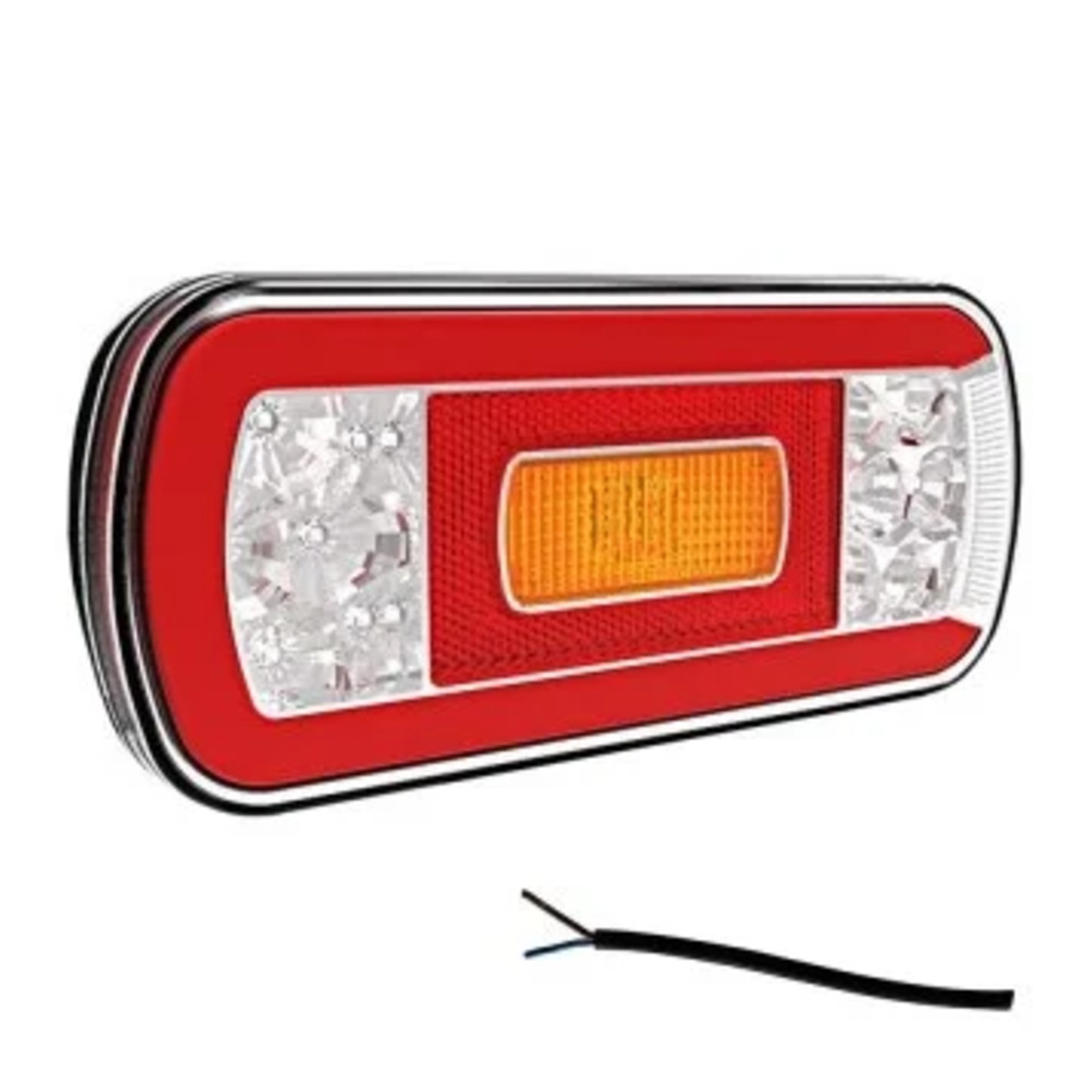 LED Rear light without license plate light 12-36v 100cm. cable