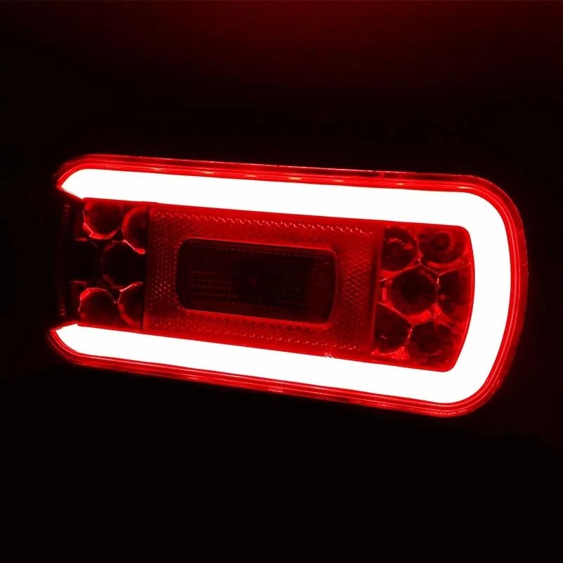 LED Rear light without license plate light 12-36v 100cm. cable - 4