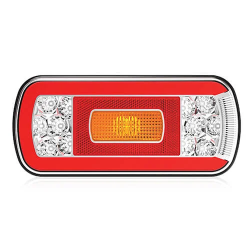 LED Arrière feu avec éclairage de plaque 12-36v 5-PIN - 2