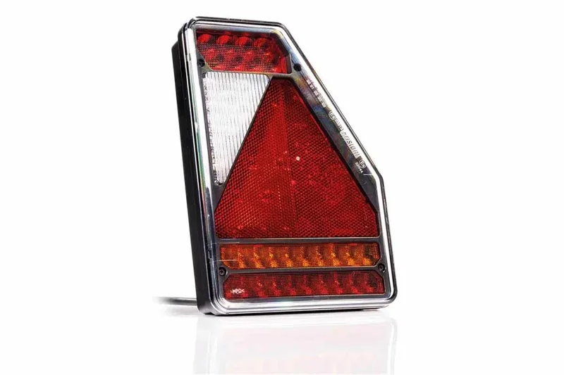 Rechts LED Achter lamp triangle 12v 6-function 1m. kabel