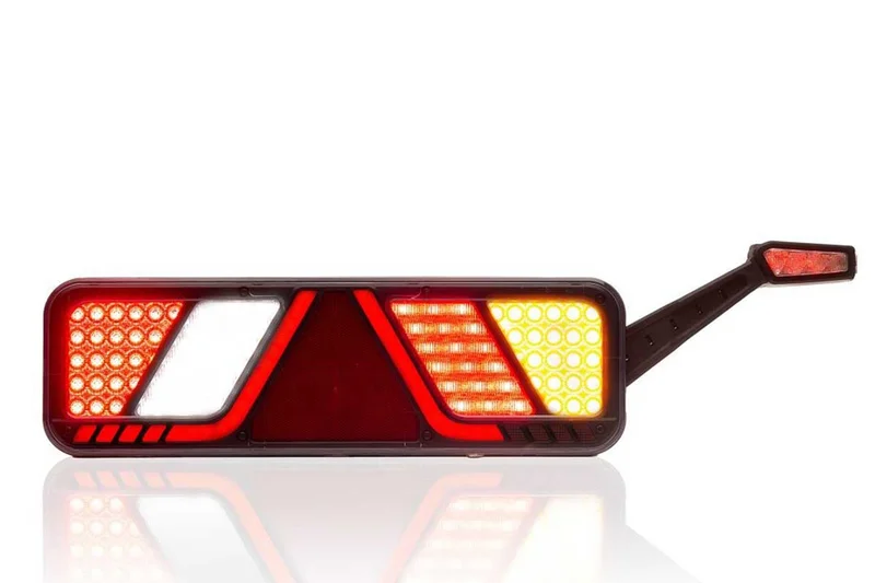 Droit LED Trailer Feu 24v Full LED Canbusproof 2.5m. câble - 2