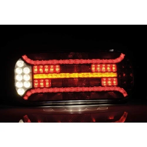 Left LED Rear light truck 12-24v 100cm. cable - 3