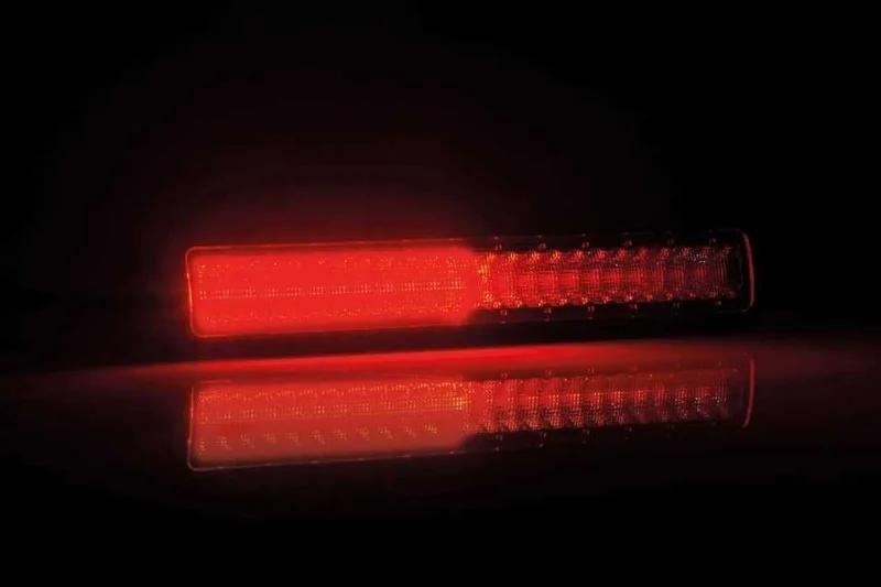 LED slimline fog/reversing light 12-24v 100cm cable - 3