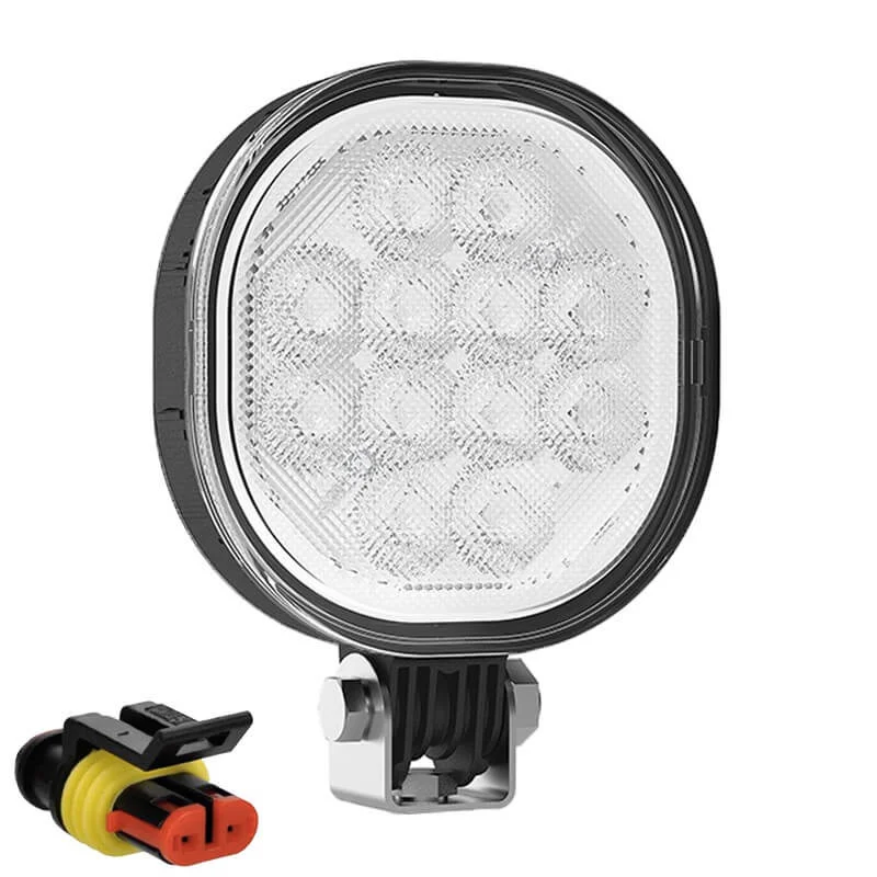LED reversing light 12-24v 50cm. cable superseal upright mounting - 2