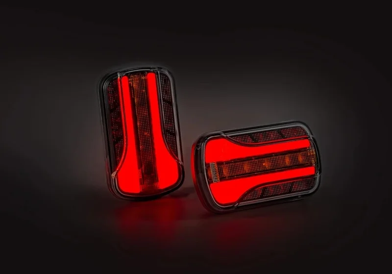 LED Baklys kompakt 3-funksjoner 12/24V - 4