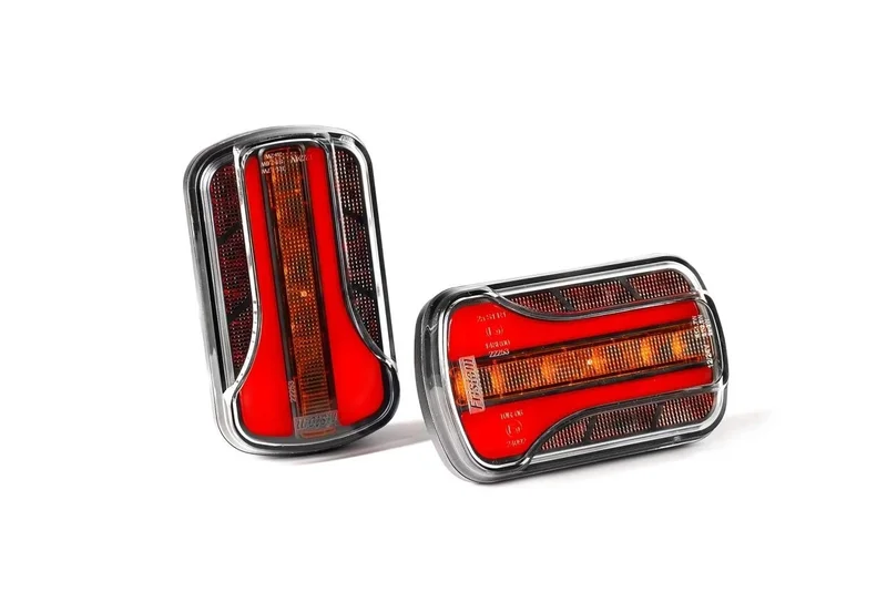 LED Baklys kompakt 3-funksjoner 12/24V - 2