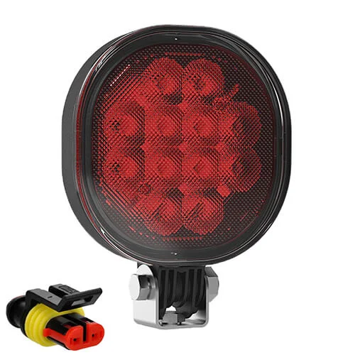 LED dimmlampe 12-24V 50cm kabel Superseal (stående montering)