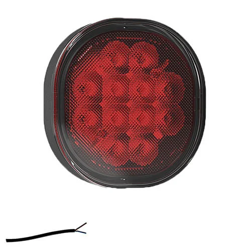 LED fog light 12-24v 50cm. cable (flat mounting)