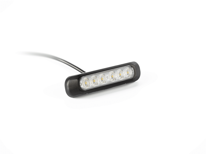 LED kompakt posisjons- og varsellys 12-24V (H+V montering)