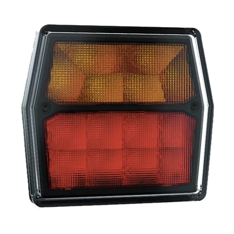 LED compact rear light 12v 100cm. cable with license plate light - 2