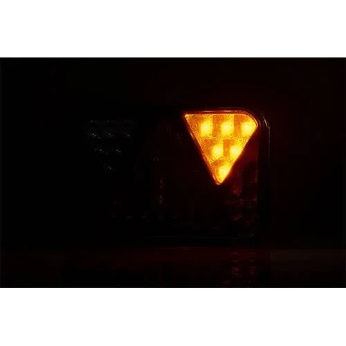 Right LED Rear light with reverse light 12v 5-PIN - 8