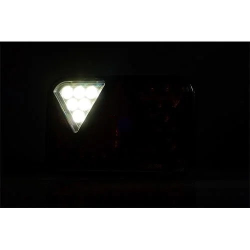 Right LED Rear light with reverse light 12v 5-PIN - 7