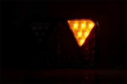 Höger LED Bakljus med backljus och registreringsskyltsljus 12v, 100 cm kabel - 7