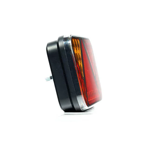 Left LED Rear light with fog light & license plate light 12v 100cm. cable - 3