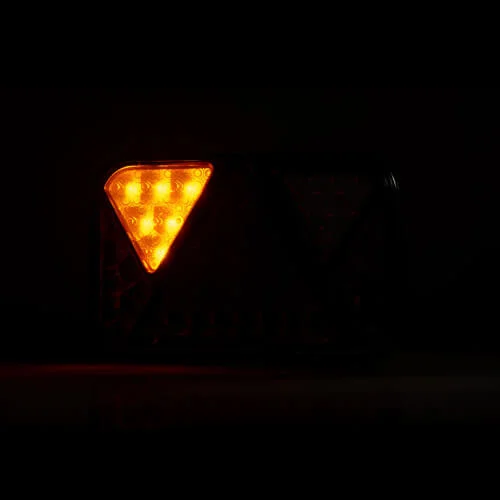 Vänster LED Bakljus med dimljus och skyltbelysning 12V 5-PIN - 8