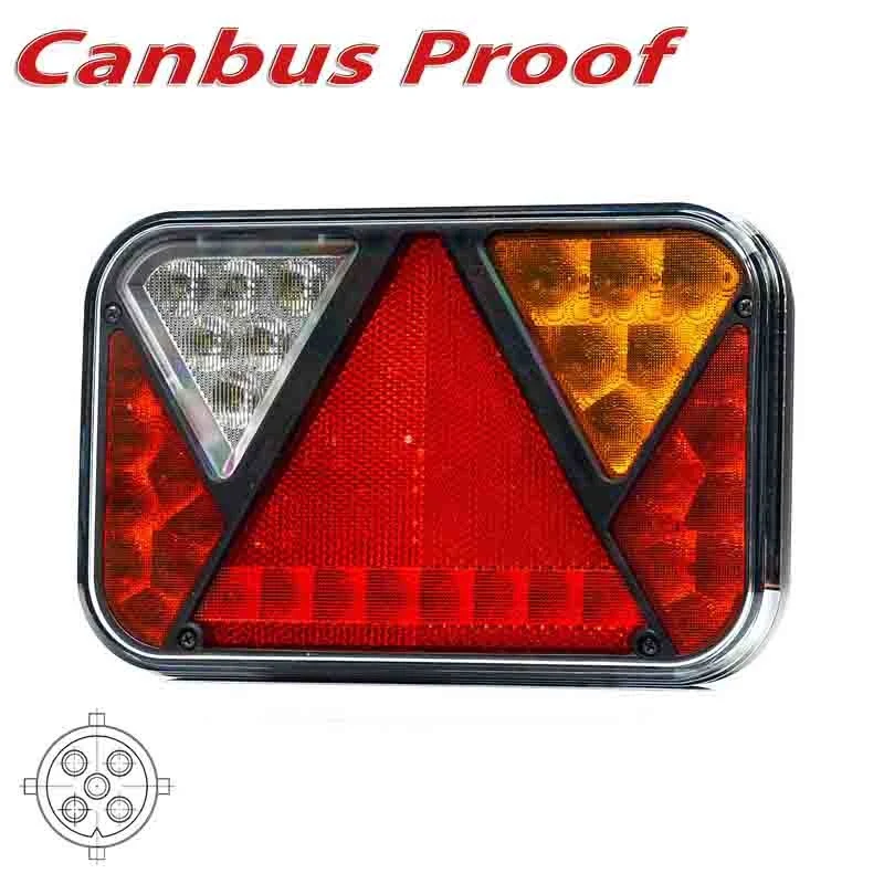Right LED Rear light with integrated canbus solution & reversing light 12v 5-PIN