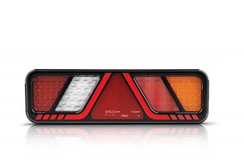 Höger LED släpvagnsljus 24v Full LED Canbus-säkrat, 7-PIN AMP - 5