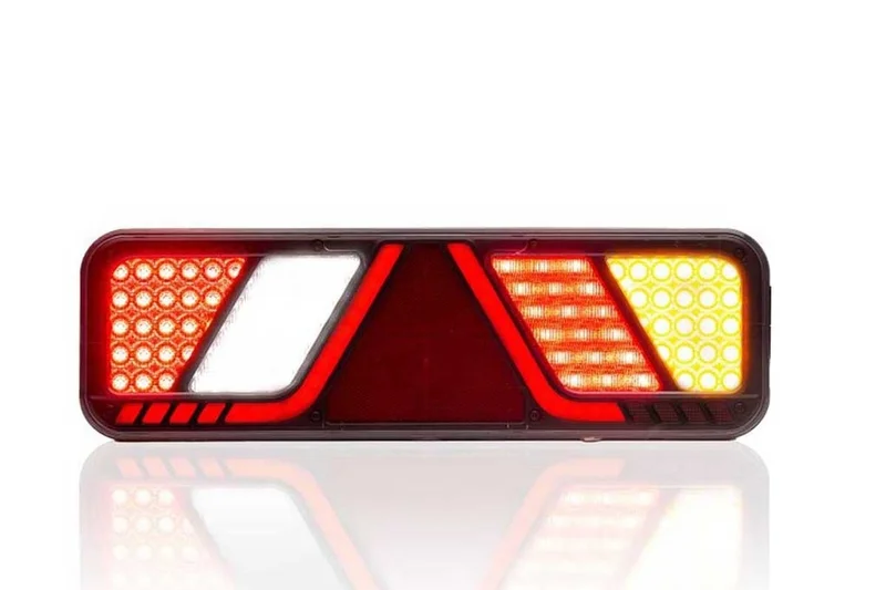 Höger LED släpvagnsljus 24v Full LED Canbus-säkrat, 7-PIN AMP - 2