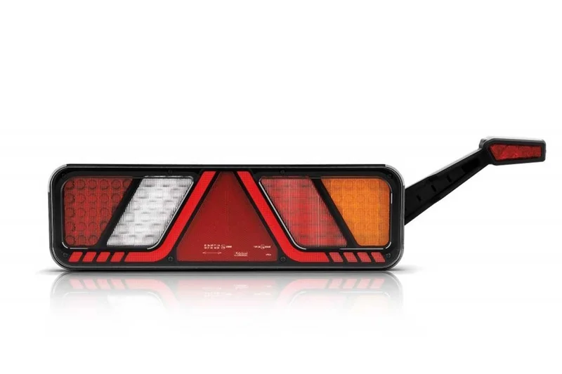 Höger LED släpvagnsljus 24v Full LED Canbus-säkrat, 7-PIN AMP kontakt - 4