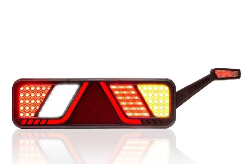Höger LED släpvagnsljus 24v Full LED Canbus-säkrat, 7-PIN AMP kontakt - 2