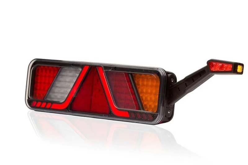 Höger LED släpvagnsljus 24v Full LED Canbus-säkrat, 7-PIN AMP kontakt