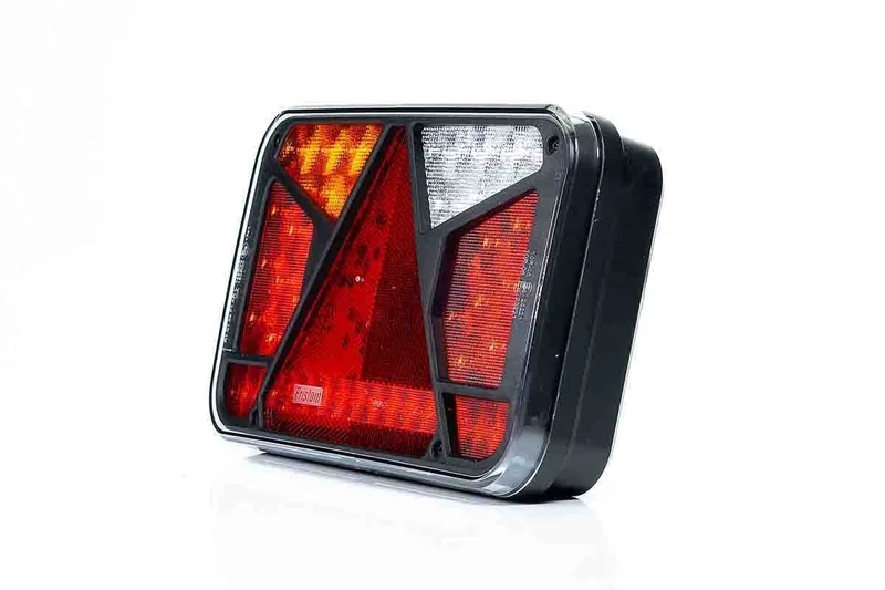 Venstre LED Baklys med skiltbelysning Canbus-proof 12V 6 funksjoner 6-PIN - 7