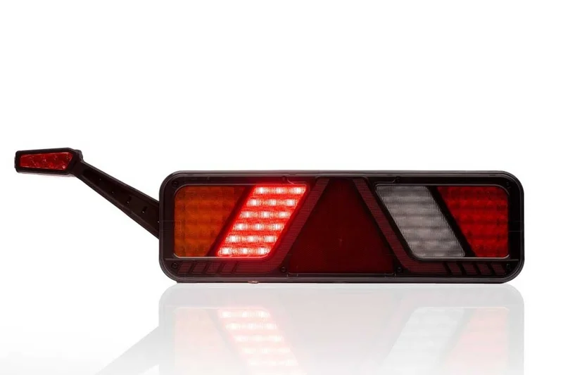 Left LED Trailer Light 24v Full LED Canbusproof 7-PIN AMP connector - 2