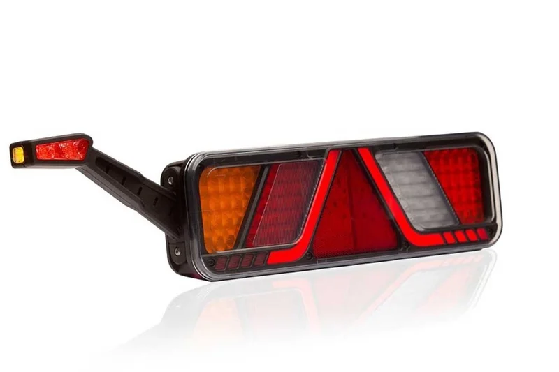 Left LED Trailer Light 24v Full LED Canbusproof 7-PIN AMP connector - 9