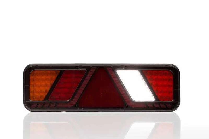 Left LED trailer light canbusproof 24v 7-PIN AMP connector - 6