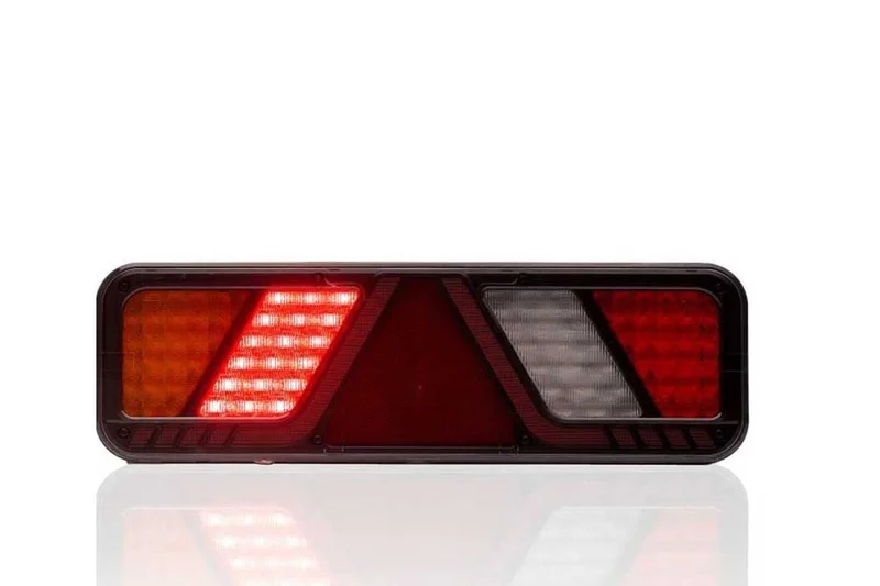 Left LED trailer light canbusproof 24v 7-PIN AMP connector - 5