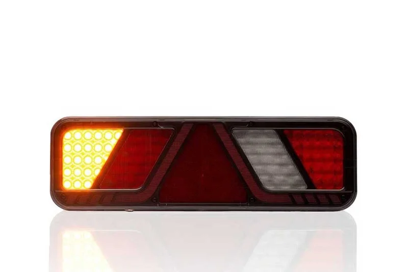 Left LED trailer light canbusproof 24v 7-PIN AMP connector - 3