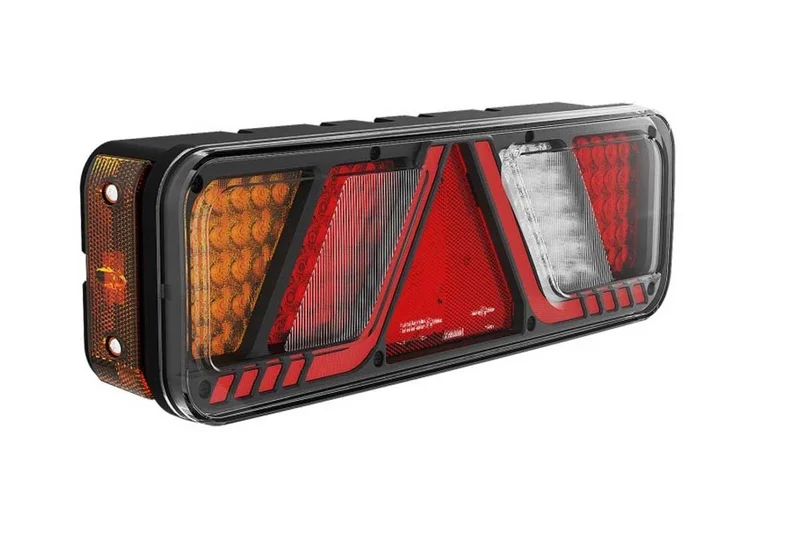 Left LED trailer light canbusproof 24v 7-PIN AMP connector - 2