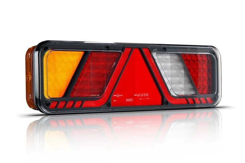 Left LED trailer light canbusproof 24v 7-PIN AMP connector - 9