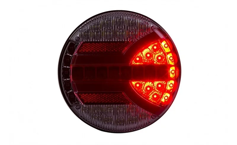 LED Rear light with dynamic warning light 12-24v 150cm. cable - 4