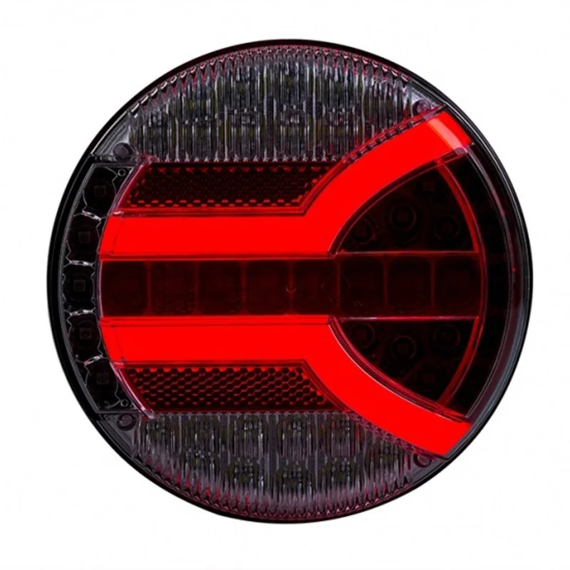 LED Rear light with dynamic warning light 12-24v 150cm. cable - 7