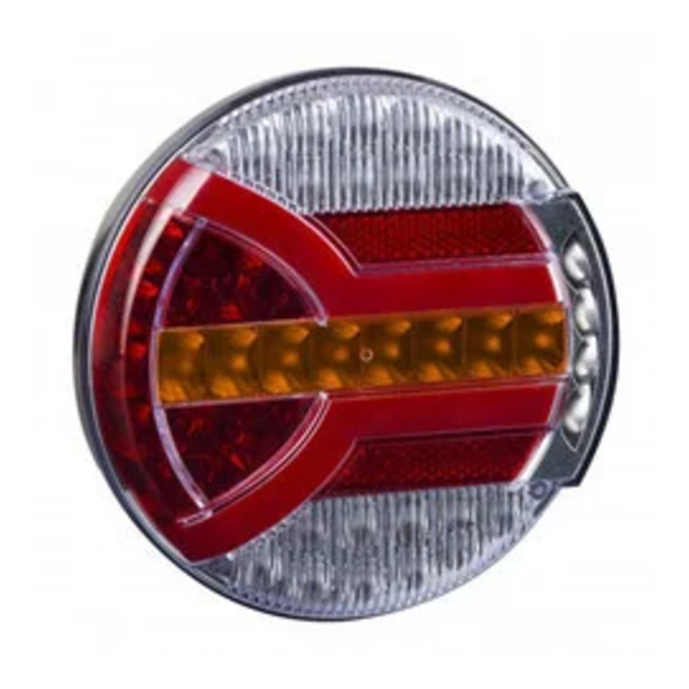LED Rear light with dynamic warning light 12-24v 150cm. cable