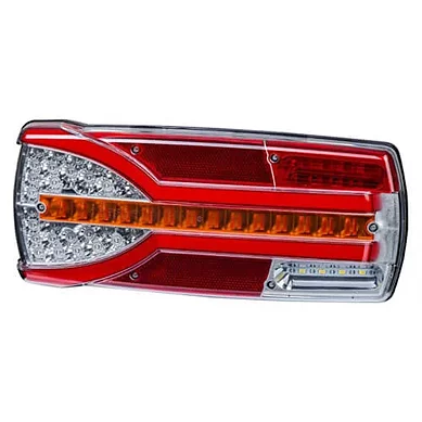 Venstre LED Baklys med dynamisk varsellampe 12-24V 150cm kabel