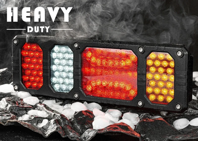 LED rear light right heavy duty 24v, 150cm cable - 4
