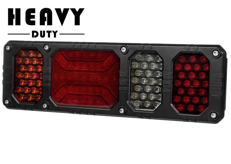 LED rear light left heavy duty 24v, 150cm cable - 2