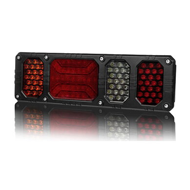LED rear light left heavy duty 24v, 150cm cable