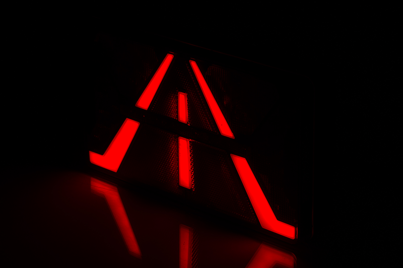 LED Neon Bakljus höger 12/24V 200cm kabel - 9