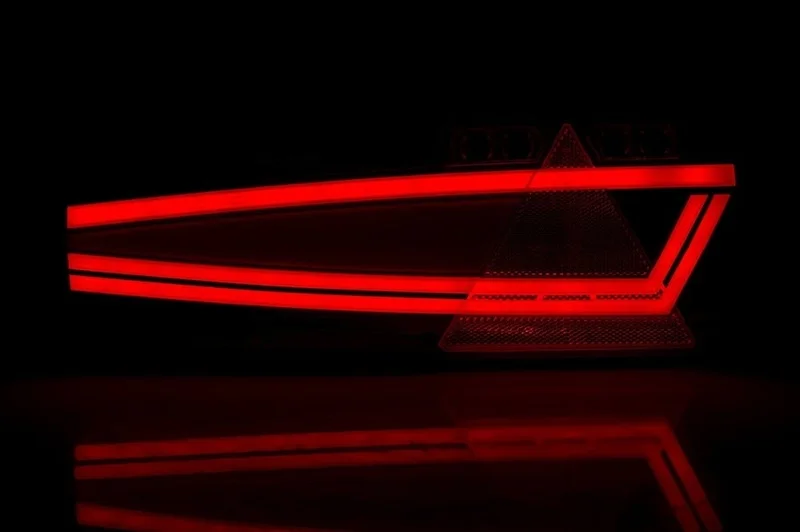 LED Neon Baklys høyre (NON-3-vinkel) 12/24V 7-PIN AMP - 4
