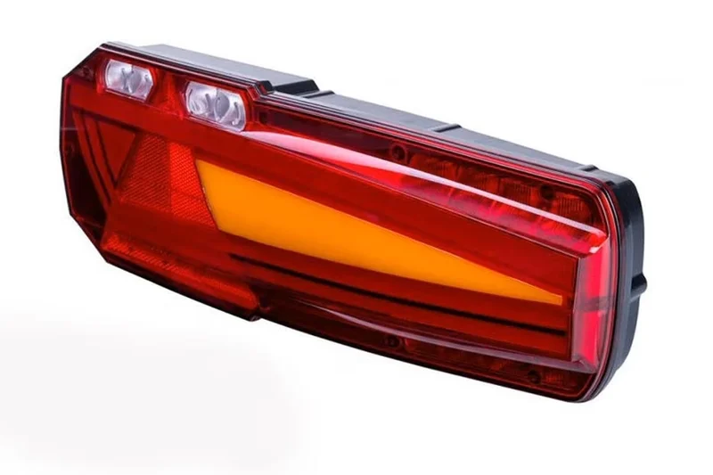 LED Neon Baklys høyre (NON-3-vinkel) 12/24V 7-PIN AMP - 3