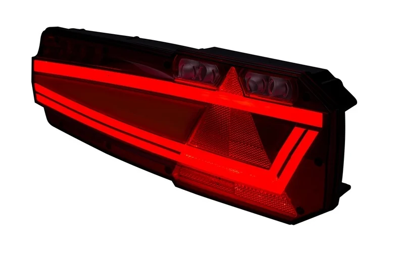 Oversettelsen til norsk vil være: LED Neon Baklys høyre (NON-3-vinkel) 12/24V 1,5m kabel. - 2
