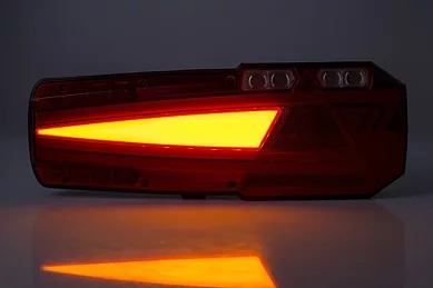 Oversettelsen til norsk vil være: LED Neon Baklys høyre (NON-3-vinkel) 12/24V 1,5m kabel.