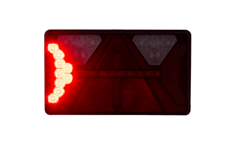 LED Neon rear light left 12/24v 200cm cable - 4