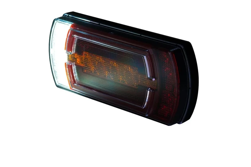 LED Neon rear light incl. reverse 12v 1m. Cable H+V Mounting - 9